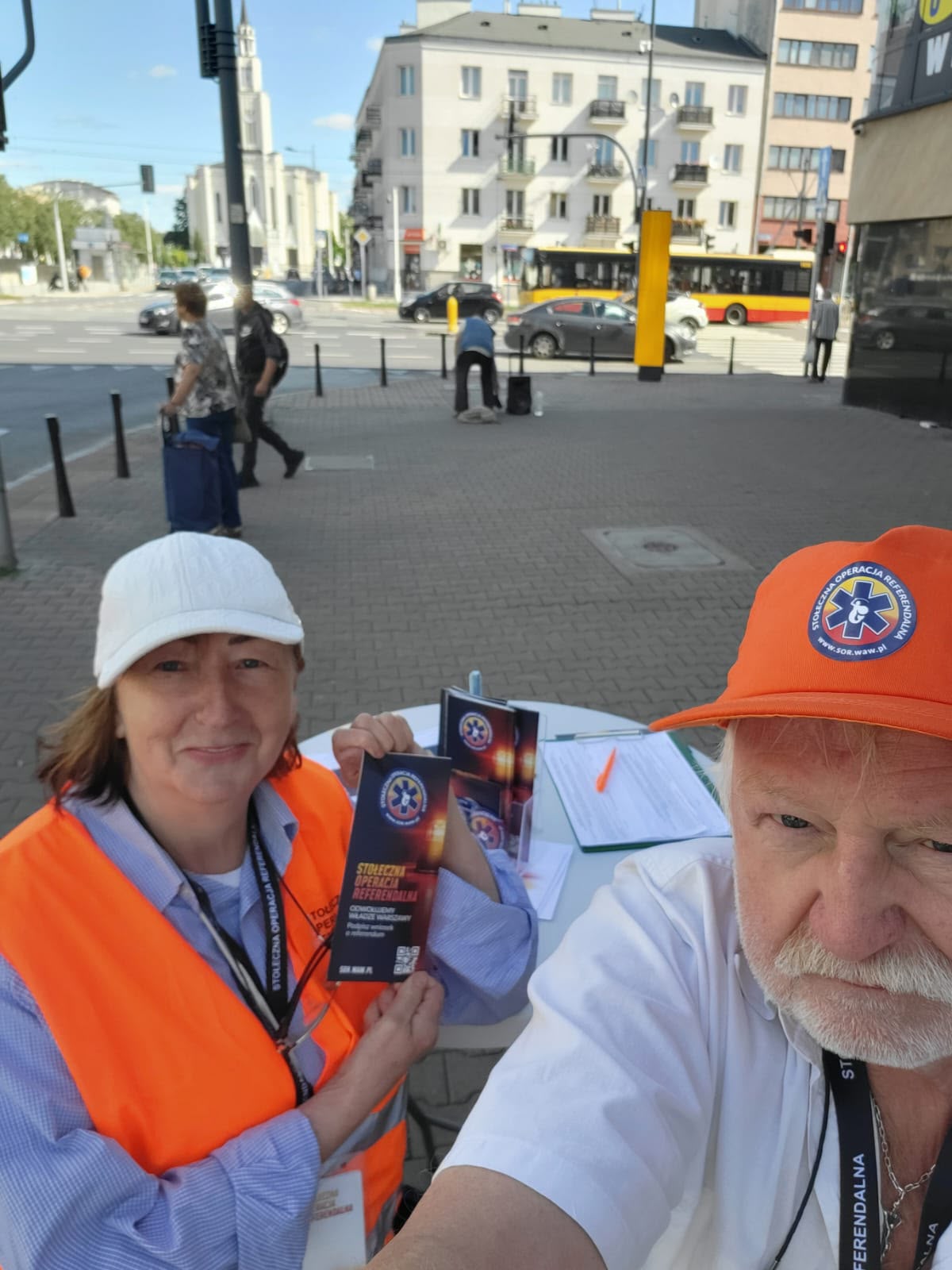 Zbiórka podpisów — Stołeczna Operacja Referendalna