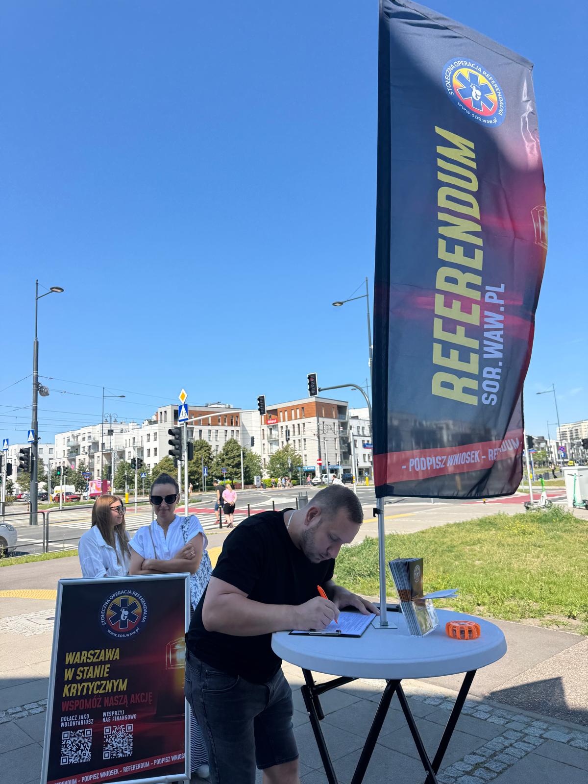 Zbiórka podpisów — Stołeczna Operacja Referendalna